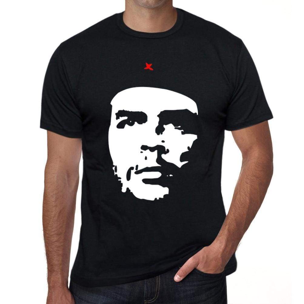 Che Guevara Black Old Celebrities Black Mens Short Sleeve Round Neck T-Shirt Gift T-Shirt 00313 - Black / Xs - Casual