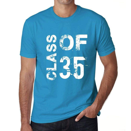 Class Of 35 Grunge Mens T-Shirt Blue Birthday Gift 00483 - Blue / Xs - Casual
