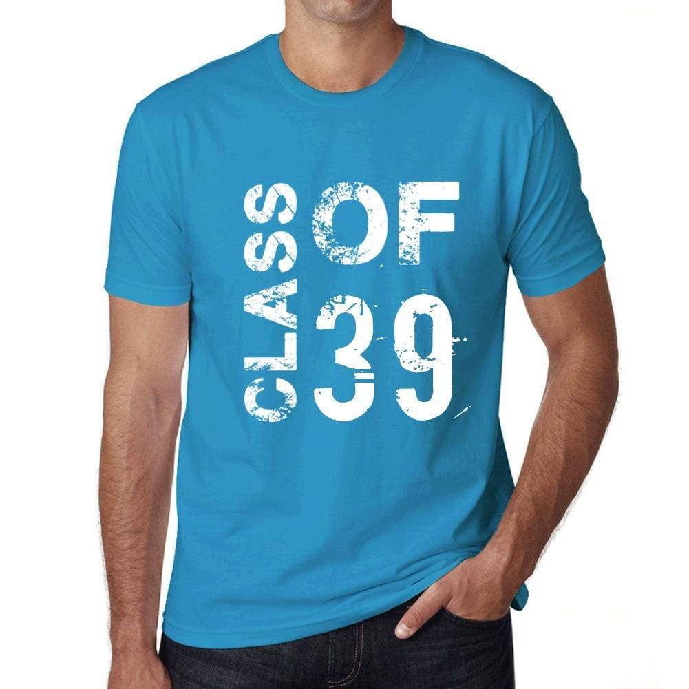 Class Of 39 Grunge Mens T-Shirt Blue Birthday Gift 00483 - Blue / Xs - Casual