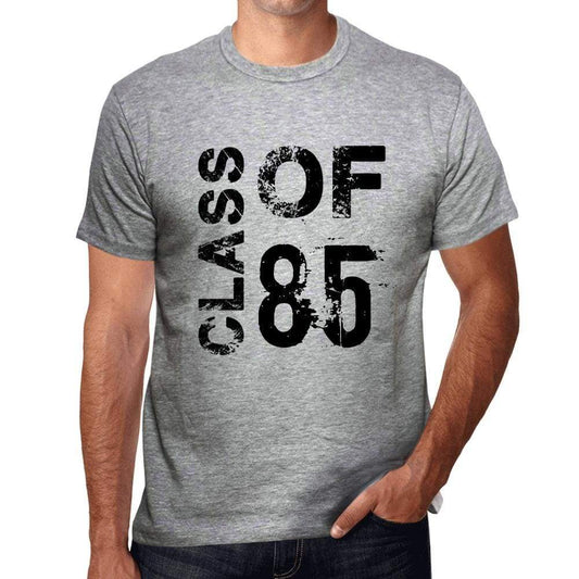 Class Of 85 Grunge Mens T-Shirt Grey Birthday Gift 00482 - Grey / S - Casual