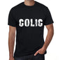 Colic Mens Retro T Shirt Black Birthday Gift 00553 - Black / Xs - Casual