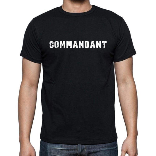 Commandant French Dictionary Mens Short Sleeve Round Neck T-Shirt 00009 - Casual
