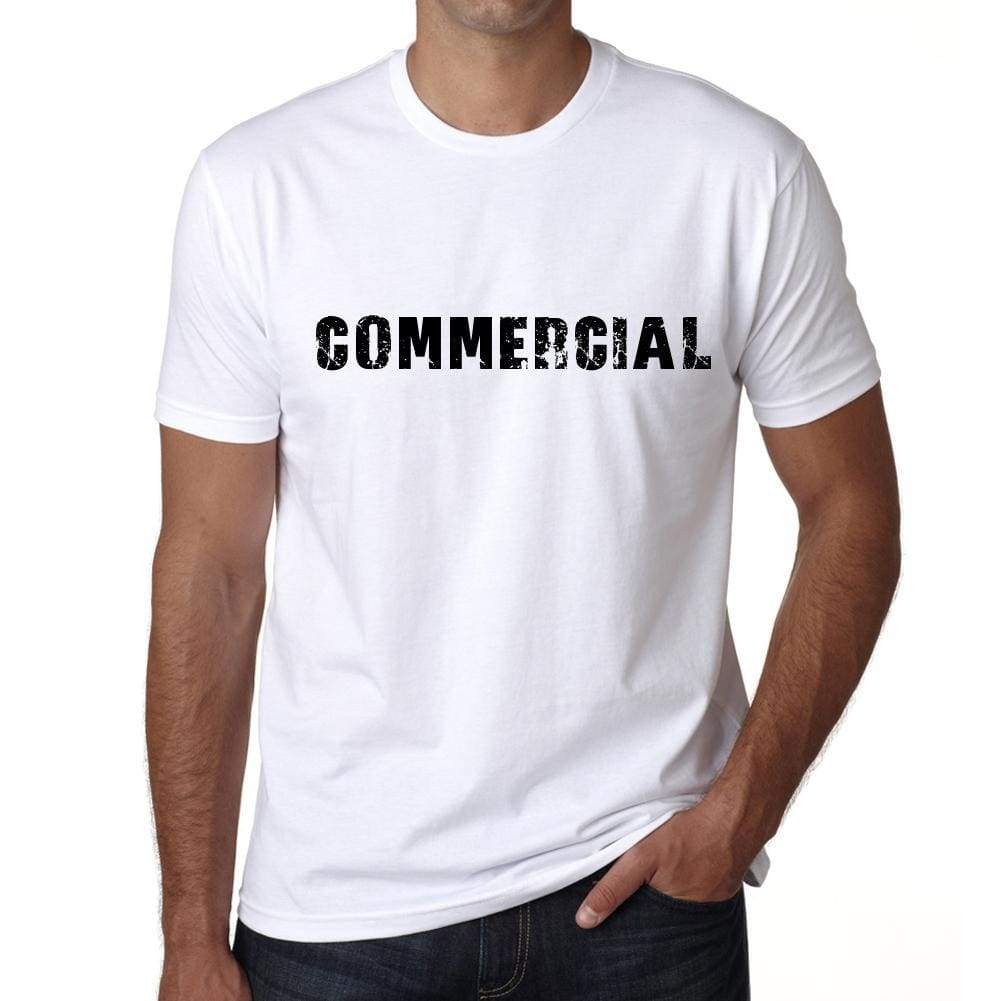 commercial Mens T shirt White Birthday Gift 00552 - ULTRABASIC