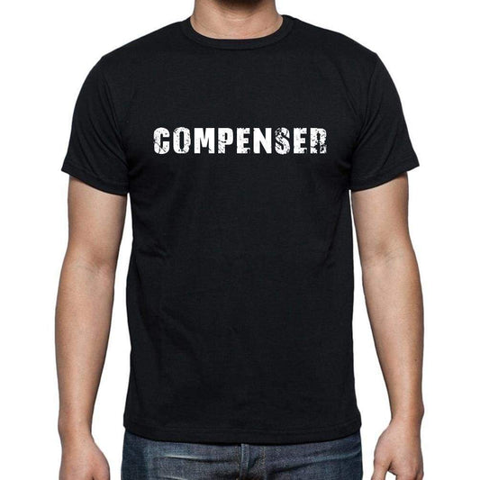 Compenser French Dictionary Mens Short Sleeve Round Neck T-Shirt 00009 - Casual