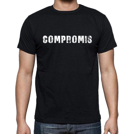 Compromis French Dictionary Mens Short Sleeve Round Neck T-Shirt 00009 - Casual