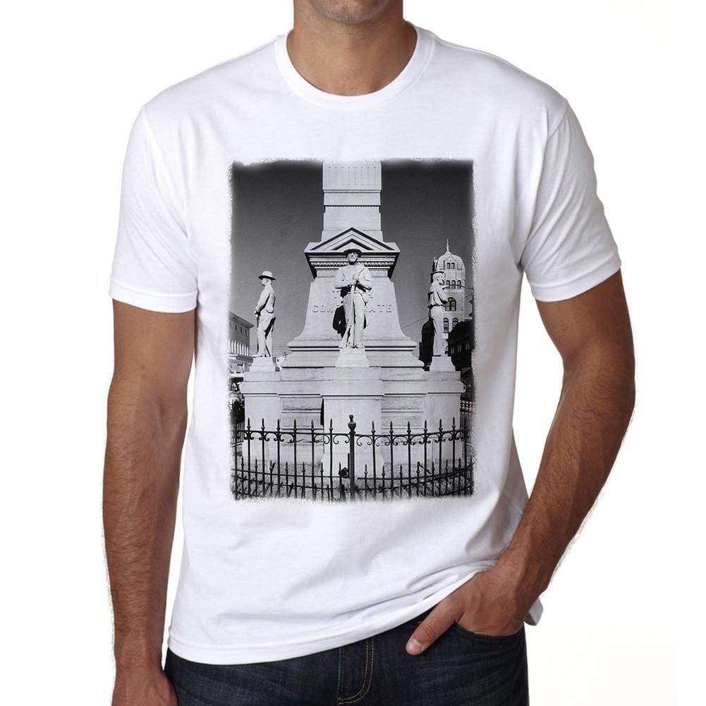 Confederate Monument 1 Men's Short Sleeve Round Neck T-shirt - Ultrabasic