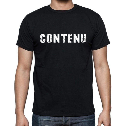Contenu French Dictionary Mens Short Sleeve Round Neck T-Shirt 00009 - Casual