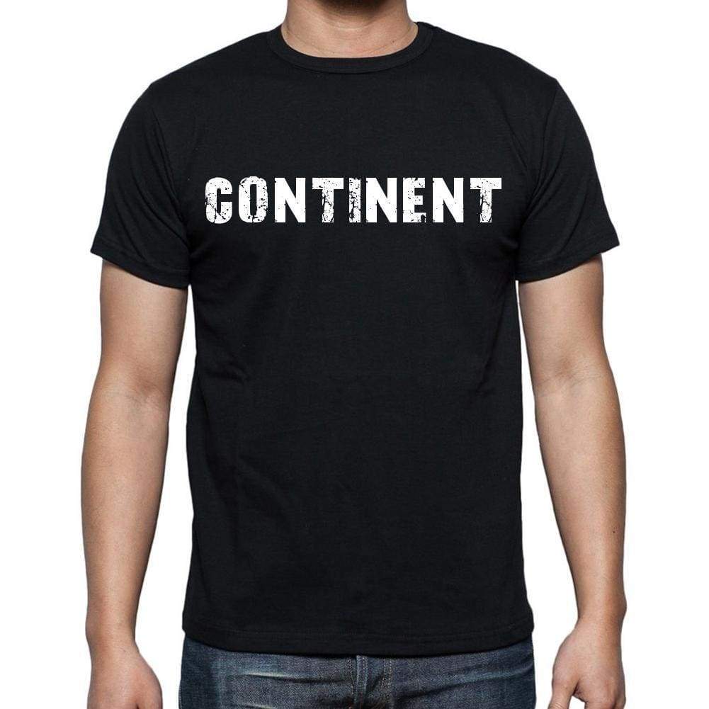 Continent Mens Short Sleeve Round Neck T-Shirt - Casual