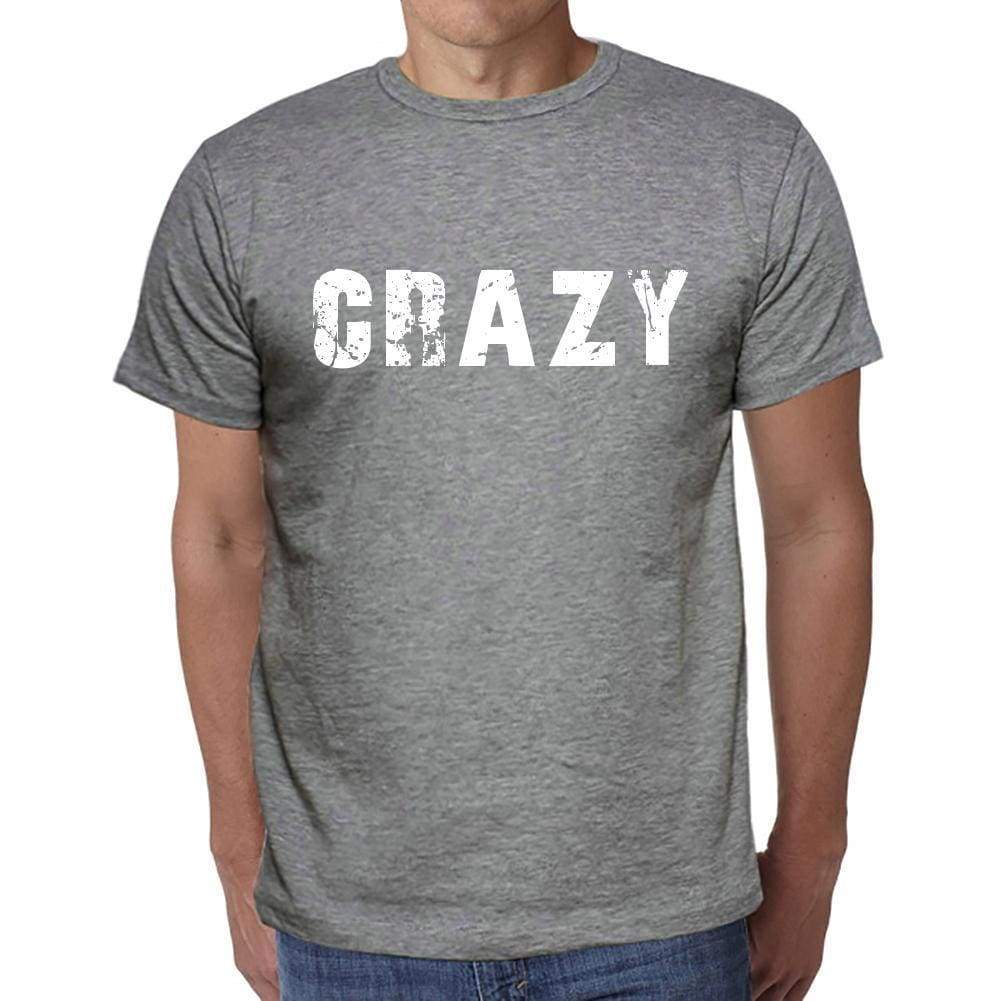 Crazy Mens Short Sleeve Round Neck T-Shirt 00042 - Casual