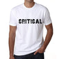 Critical Mens T Shirt White Birthday Gift 00552 - White / Xs - Casual