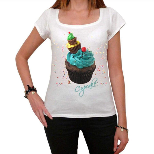 Cupcake Maxi Chocolate Womens T-Shirt Gift T Shirt Womens Tee 00167 - T-Shirt