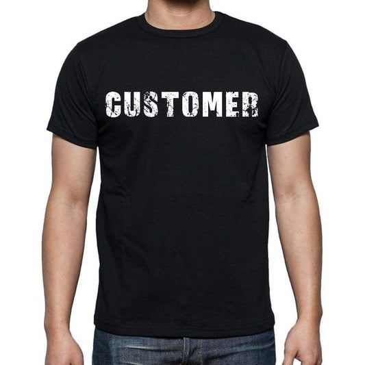Customer Mens Short Sleeve Round Neck T-Shirt Black T-Shirt En