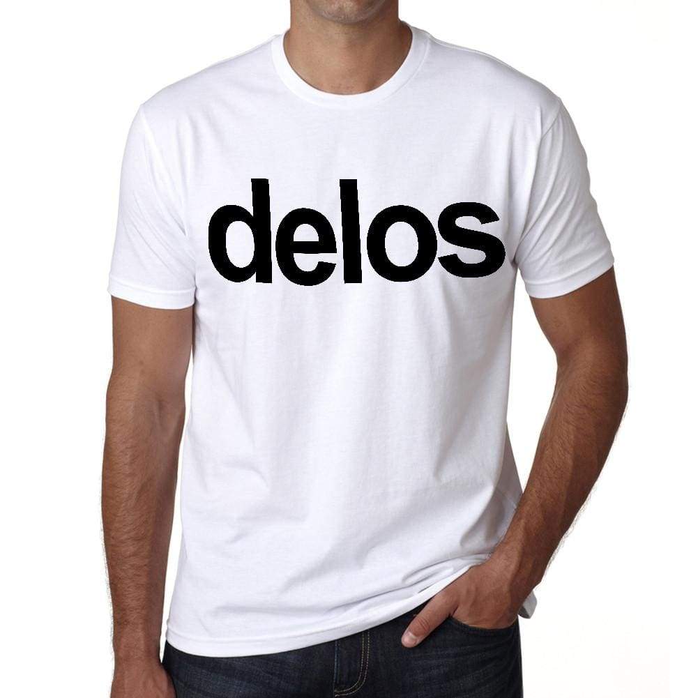 Delos Tourist Attraction Mens Short Sleeve Round Neck T-Shirt 00071