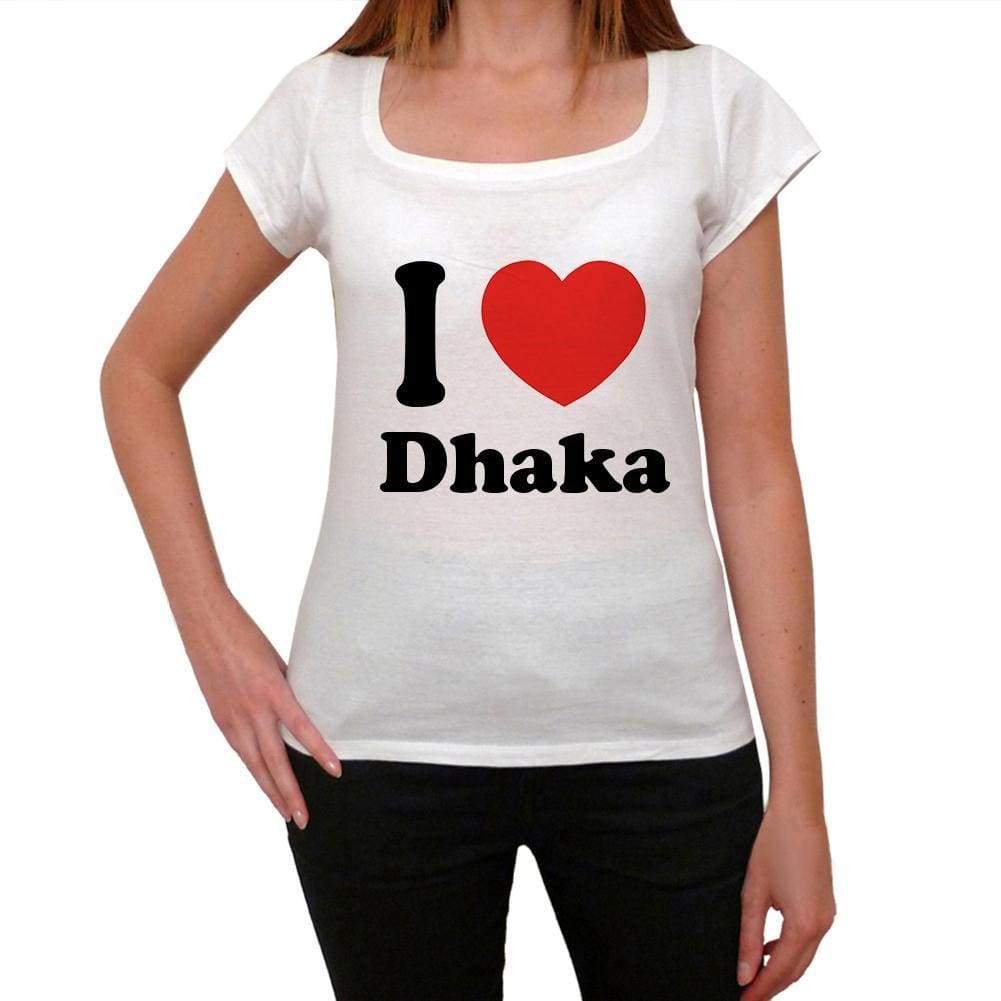 Dhaka T Shirt Woman Traveling In Visit Dhaka Womens Short Sleeve Round Neck T-Shirt 00031 - T-Shirt