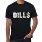 Dills Mens Retro T Shirt Black Birthday Gift 00553 - Black / Xs - Casual