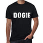 Dogie Mens Retro T Shirt Black Birthday Gift 00553 - Black / Xs - Casual