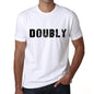 Doubly Mens T Shirt White Birthday Gift 00552 - White / Xs - Casual