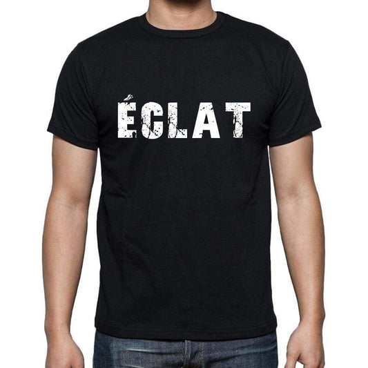 Éclat French Dictionary Mens Short Sleeve Round Neck T-Shirt 00009 - Casual