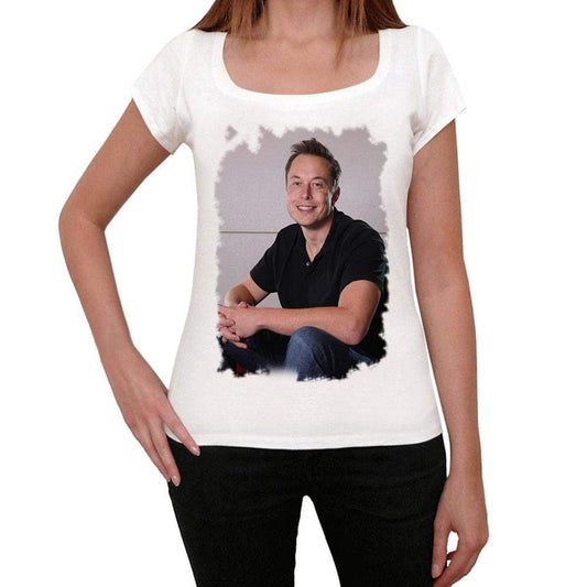 Elon Musk Womens T-Shirt White Birthday Gift 00514 - White / Xs - Casual