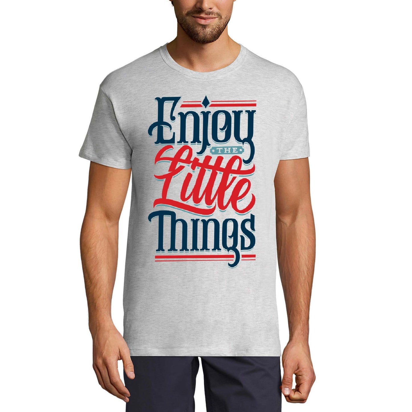 ULTRABASIC Men's T-Shirt Enjoy The Little Things - Short Sleeve Tee shirt
