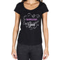 Enthusiasm Is Good Womens T-Shirt Black Birthday Gift 00485 - Black / Xs - Casual