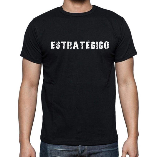Estrat©Gico Mens Short Sleeve Round Neck T-Shirt - Casual