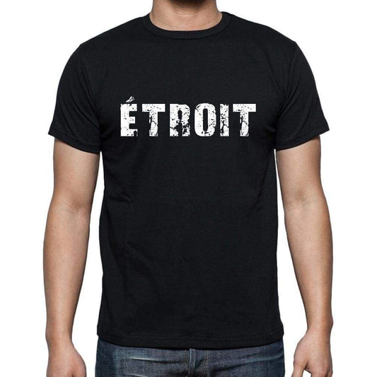 Étroit French Dictionary Mens Short Sleeve Round Neck T-Shirt 00009 - Casual