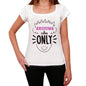 Exciting Vibes Only White Womens Short Sleeve Round Neck T-Shirt Gift T-Shirt 00298 - White / Xs - Casual
