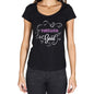 Expression Is Good Womens T-Shirt Black Birthday Gift 00485 - Black / Xs - Casual