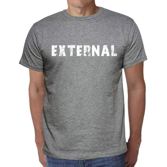 External Mens Short Sleeve Round Neck T-Shirt 00035 - Casual