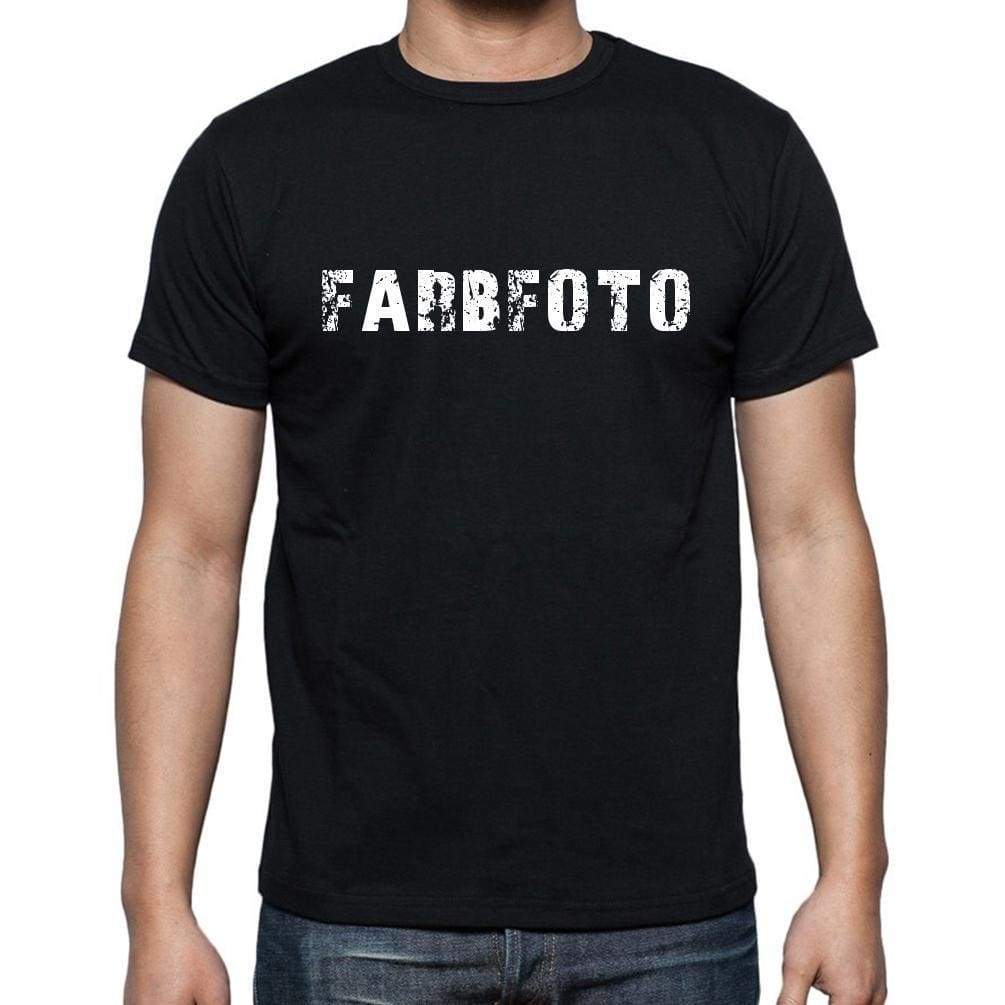 Farbfoto Mens Short Sleeve Round Neck T-Shirt - Casual