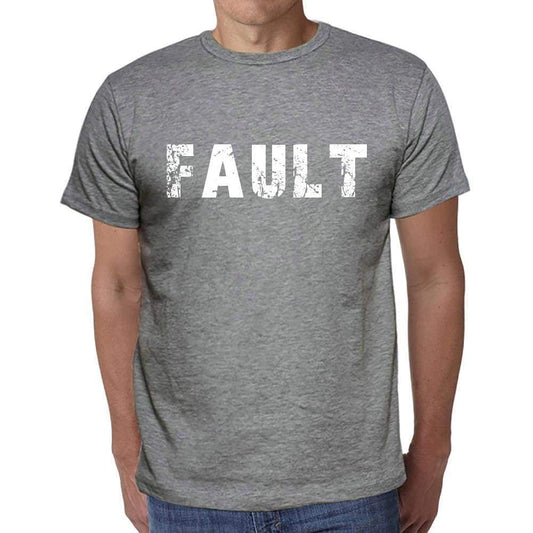 Fault Mens Short Sleeve Round Neck T-Shirt - Casual