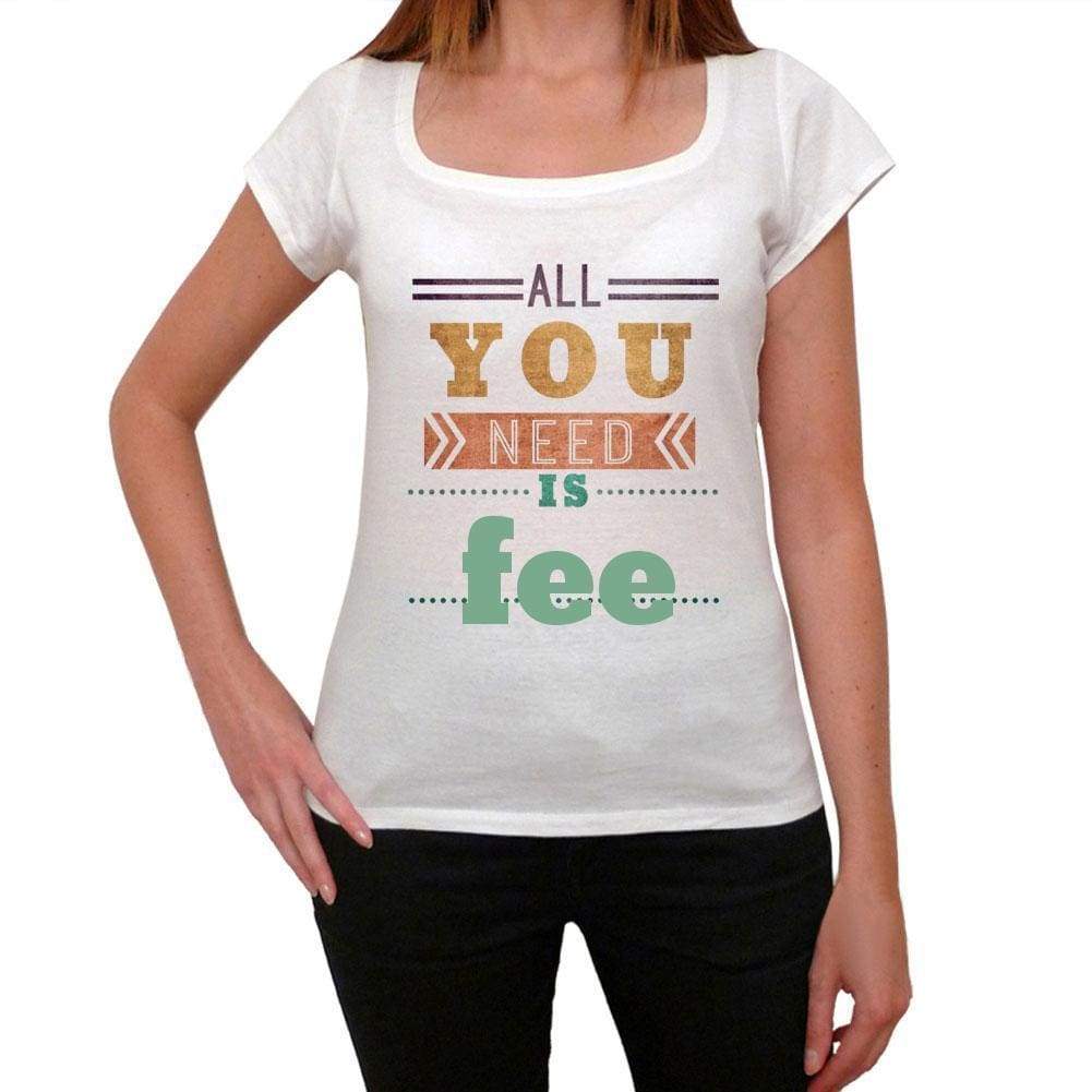 Fee Womens Short Sleeve Round Neck T-Shirt 00024 - Casual