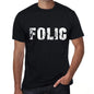 Folic Mens Retro T Shirt Black Birthday Gift 00553 - Black / Xs - Casual