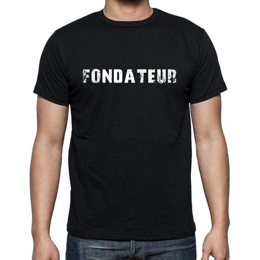 Fondateur French Dictionary Mens Short Sleeve Round Neck T-Shirt 00009 - Casual