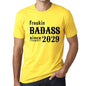 Freakin Badass Since 2029 Mens T-Shirt Yellow Birthday Gift 00396 - Yellow / Xs - Casual