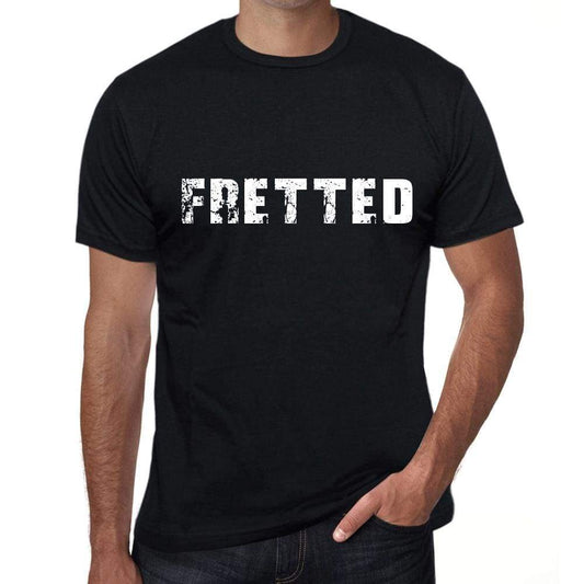 fretted Mens Vintage T shirt Black Birthday Gift 00555 - Ultrabasic