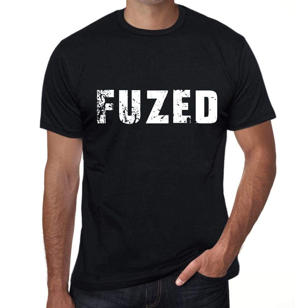 Fuzed Mens Retro T Shirt Black Birthday Gift 00553 - Black / Xs - Casual