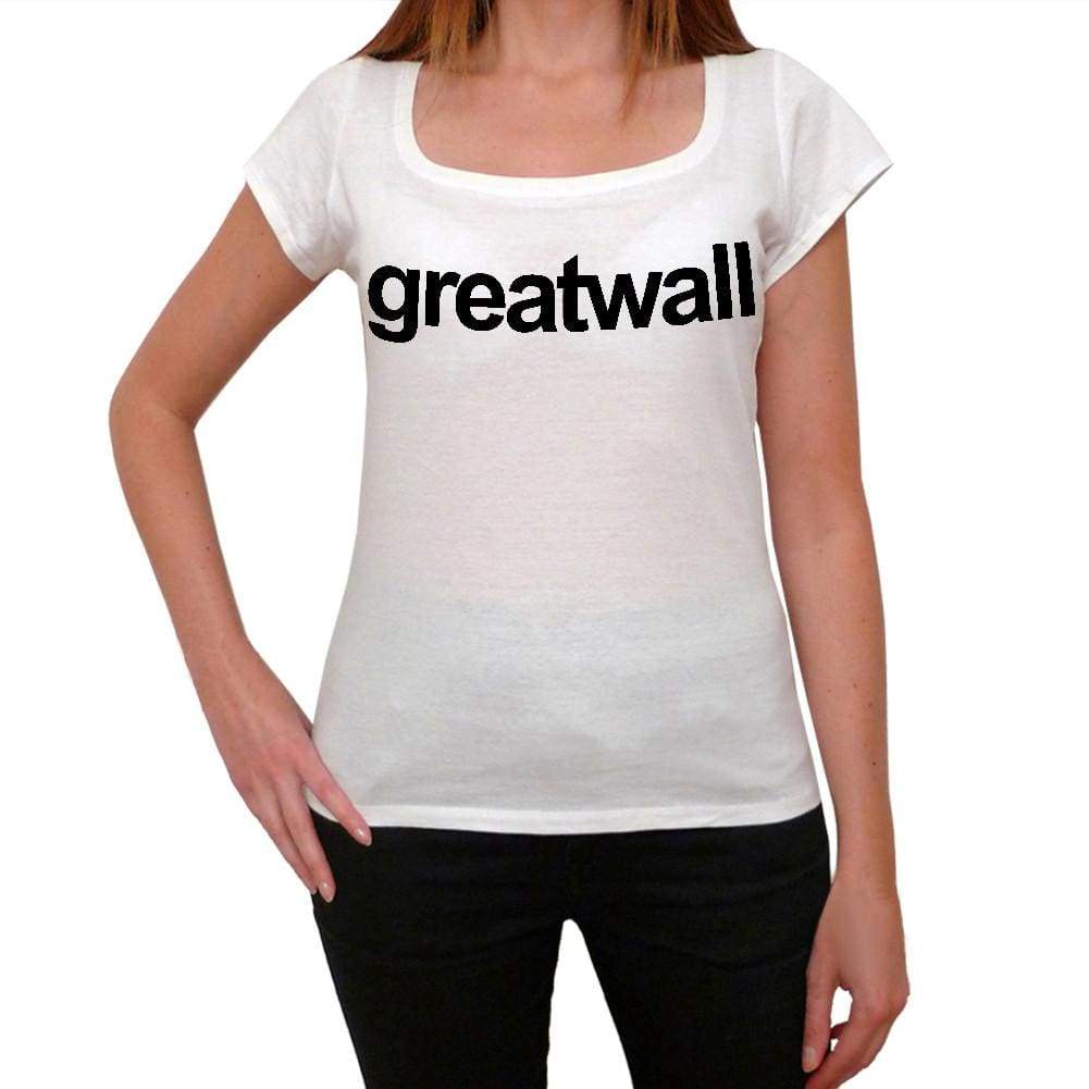 Great Wall Tourist Attraction Womens Short Sleeve Scoop Neck Tee 00072