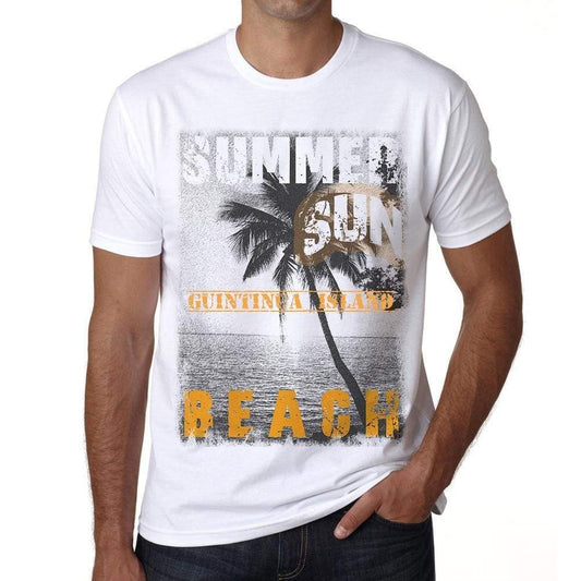 Guintinua Island Mens Short Sleeve Round Neck T-Shirt - Casual