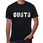 Gusts Mens Retro T Shirt Black Birthday Gift 00553 - Black / Xs - Casual