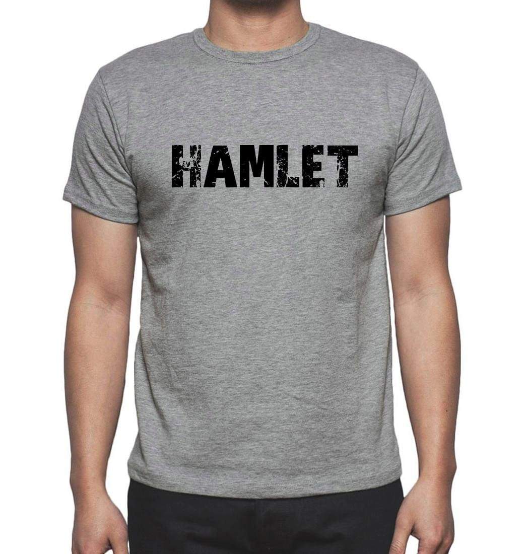 Hamlet Grey Mens Short Sleeve Round Neck T-Shirt 00018 - Grey / S - Casual