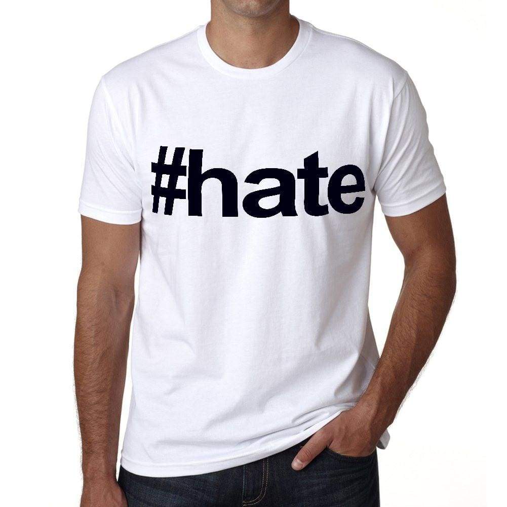 Hate Hashtag Mens Short Sleeve Round Neck T-Shirt 00076