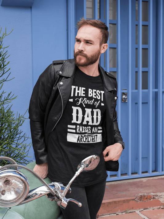 ULTRABASIC Herren-Grafik-T-Shirt „Dad Raises an Arhitect“.