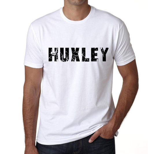 Huxley Mens T Shirt White Birthday Gift 00552 - White / Xs - Casual