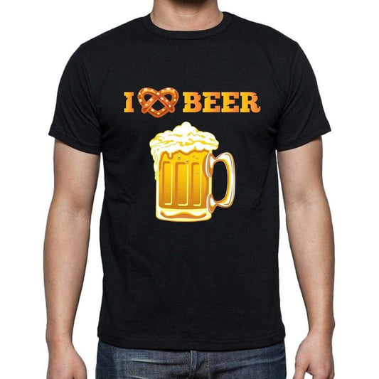 I Love Beer 2 Oktoberfest T-Shirt Mens Black T-Shirt 100% Cotton 00202