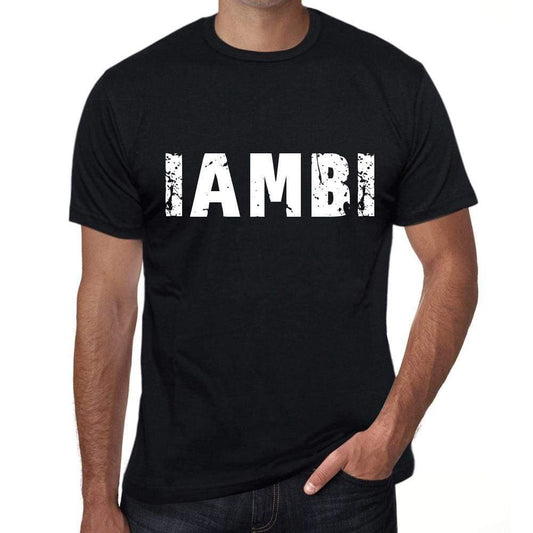 Iambi Mens Retro T Shirt Black Birthday Gift 00553 - Black / Xs - Casual
