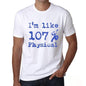 Im Like 100% Physical White Mens Short Sleeve Round Neck T-Shirt Gift T-Shirt 00324 - White / S - Casual