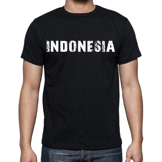 Indonesia T-Shirt For Men Short Sleeve Round Neck Black T Shirt For Men - T-Shirt