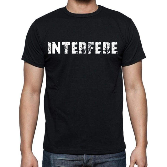Interfere Mens Short Sleeve Round Neck T-Shirt - Casual